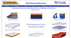 Desktop Screenshot of abcwaterbed.com